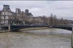 River Seine at winter,Paris.