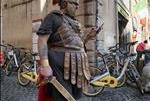 Touristic Roman soldier